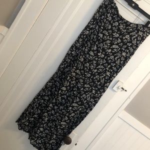 Black floral Skirt